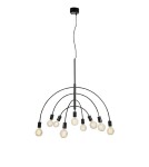 Pendant lamps - Markslojd LAVELLO Pendant 9L Black 9xE27 108288 - product 1