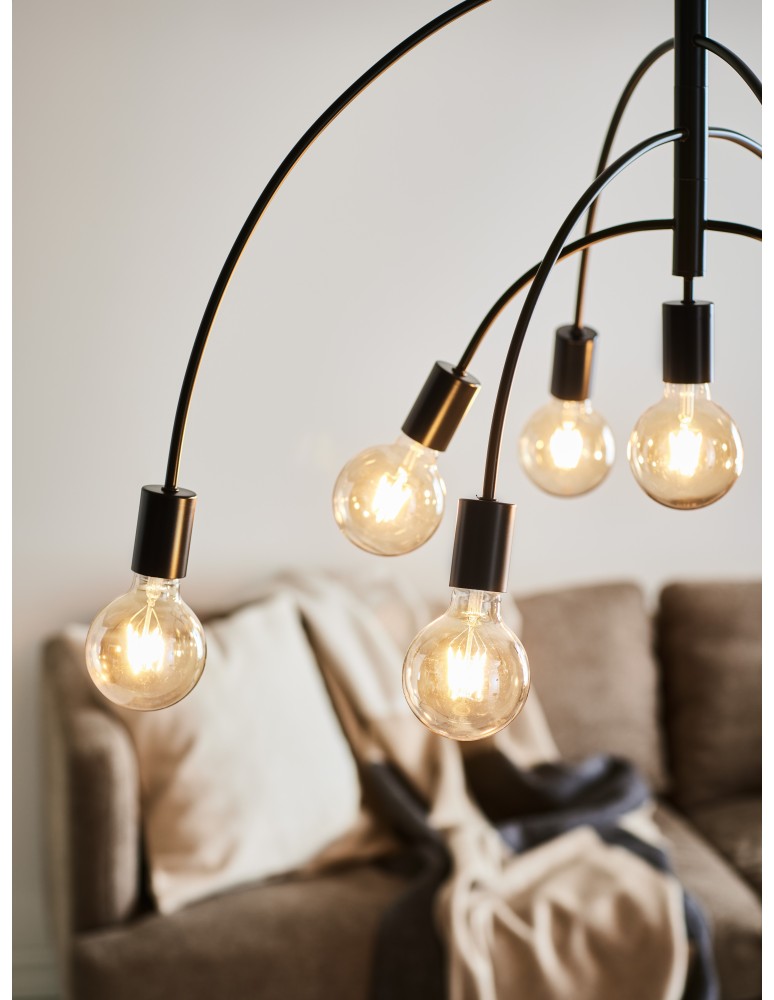 Pendant lamps - Markslojd LAVELLO Pendant 9L Black 9xE27 108288 - product kolory-swiatla.pl 3