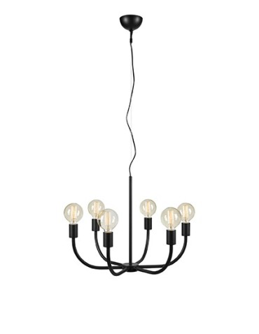 Markslojd AMISTOSO Pendant 6L Black 6xE27 108290