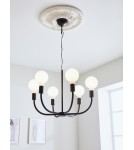 Pendant lamps - Markslojd AMISTOSO Pendant 6L Black 6xE27 108290 - product 2