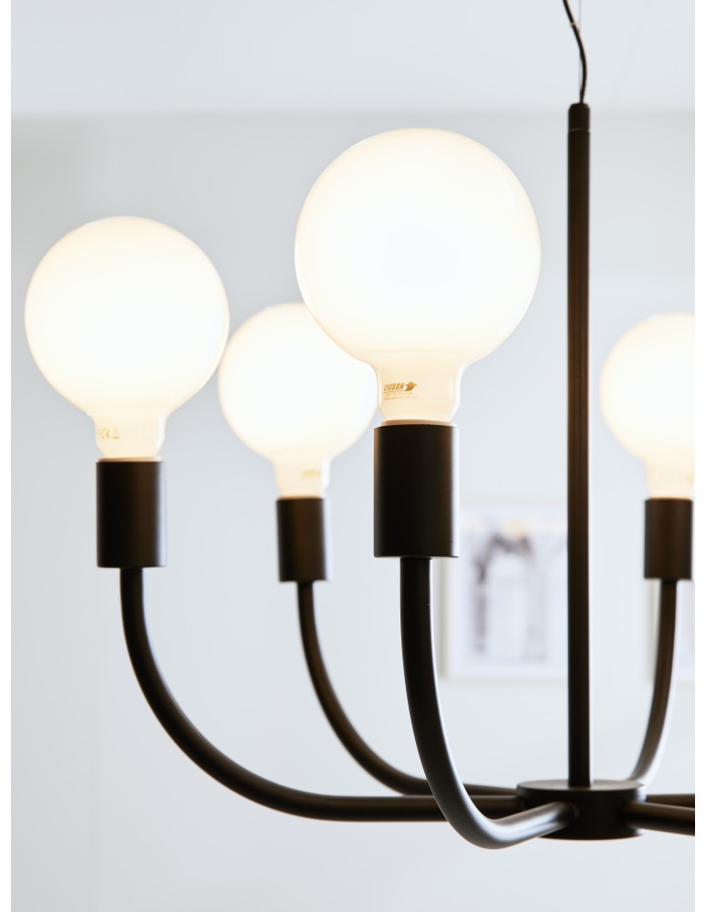 Pendant lamps - Markslojd AMISTOSO Pendant 6L Black 6xE27 108290 - product kolory-swiatla.pl 3