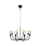Pendant lamps - Markslojd AMISTOSO Pendant 8L Black 8xE27 108291 - product 1