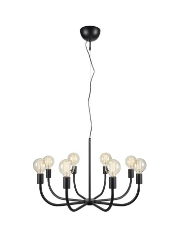 Markslojd AMISTOSO Pendant 8L Black 8xE27 108291