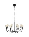 Markslojd AMISTOSO Pendant 8L Black 8xE27 108291