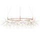 KING HOME Lampa wisząca FLORA 125 miedziana - LED, metal (XCP8245-125R)