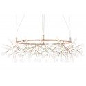 KING HOME Lampa wisząca FLORA 125 miedziana - LED, metal (XCP8245-125R)