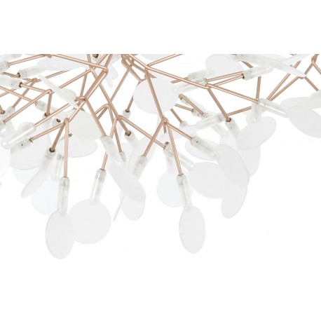KING HOME Lampa wisząca FLORA 125 miedziana - LED, metal (XCP8245-125R)