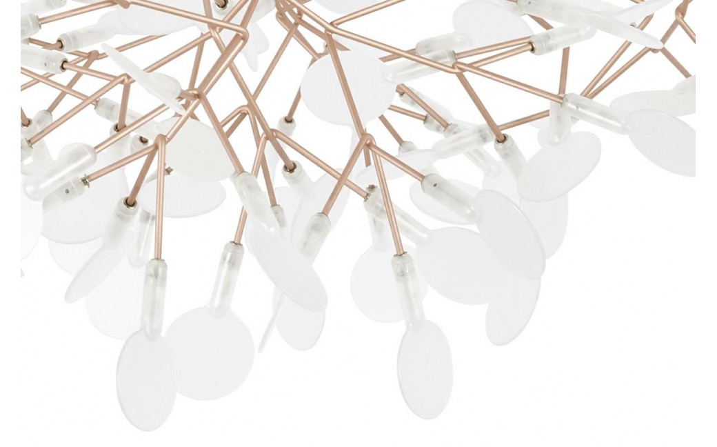 KING HOME Lampa wisząca FLORA 125 miedziana - LED, metal (XCP8245-125R)
