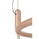 KING HOME Lampa wisząca FLORA 125 miedziana - LED, metal (XCP8245-125R)