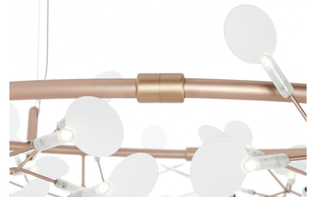 KING HOME Lampa wisząca FLORA 125 miedziana - LED, metal (XCP8245-125R)