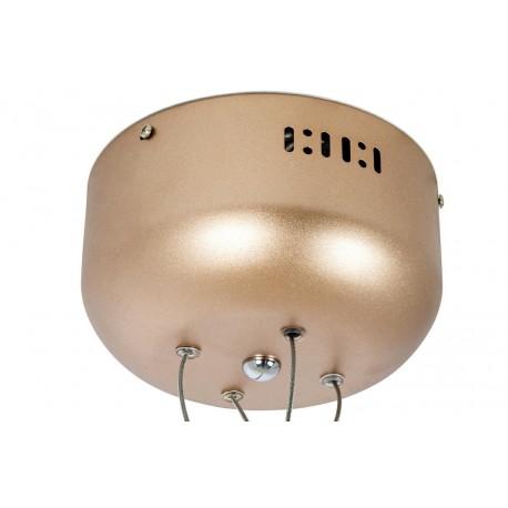 KING HOME Lampa wisząca FLORA 125 miedziana - LED, metal (XCP8245-125R)