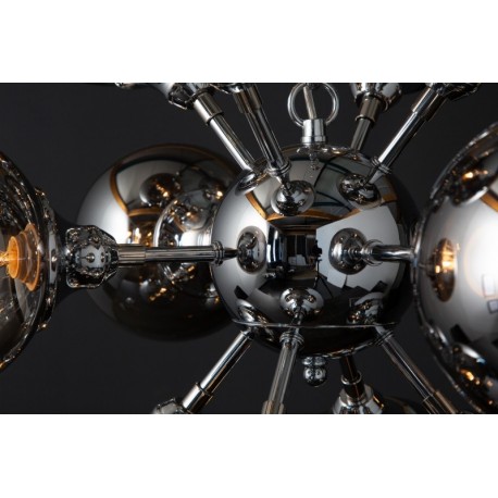 KING HOME INVICTA lampa wisząca GALAXY 72 srebrna (HL548SI/LK1-1)