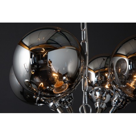 KING HOME INVICTA lampa wisząca GALAXY 72 srebrna (HL548SI/LK1-1)