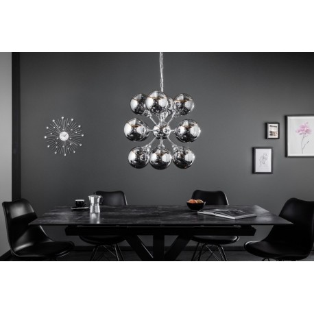 KING HOME INVICTA lampa wisząca GALAXY 72 srebrna (HL548SI/LK1-1)