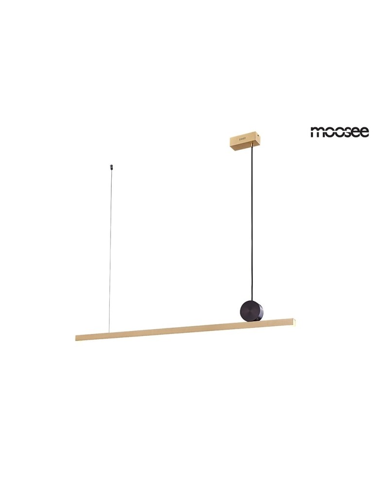 Lampy wiszące - Moosee MOOSEE lampa wisząca WAND M - złota (MSE010100134) - produkt kolory-swiatla.pl 1