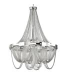 Glamour chandeliers - CosmoLight ROMA P09109NI Nickel Pendant Lamp  - product 1