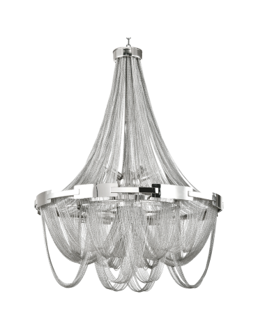 CosmoLight ROMA P09109NI Nickel Pendant Lamp 