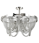 Ceiling lamps with crystals - CosmoLight Plafond ROMA C08529NI Nickel.  - product 1