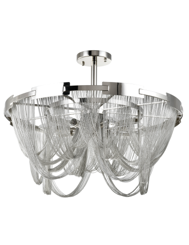 CosmoLight Plafond ROMA C08529NI Nickel. 