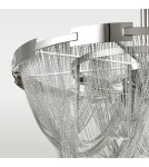 Ceiling lamps with crystals - CosmoLight Plafond ROMA C08529NI Nickel.  - product 2