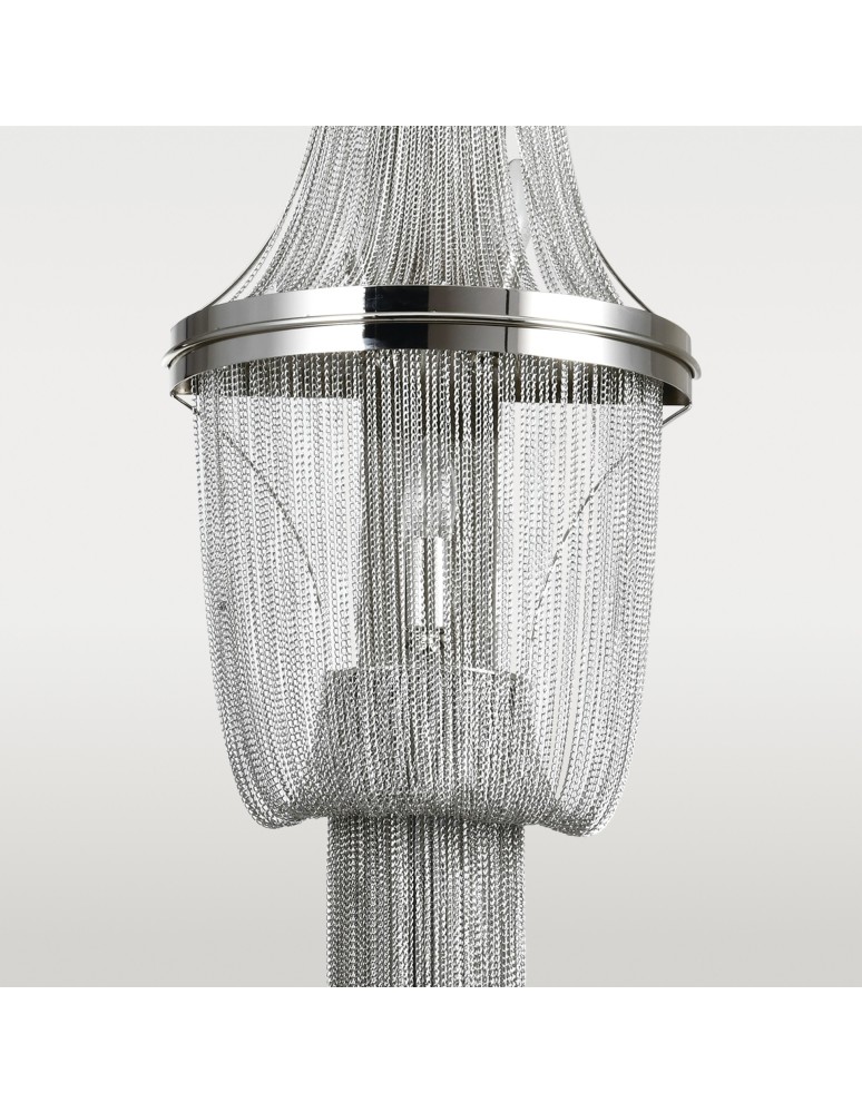 Wall lamps - CosmoLight Wall lamp ROMA W04694NI Nickel  - product kolory-swiatla.pl 2