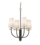 Modern chandeliers - CosmoLight BOW pendant lamp P04183BK Black Brass  - product 1