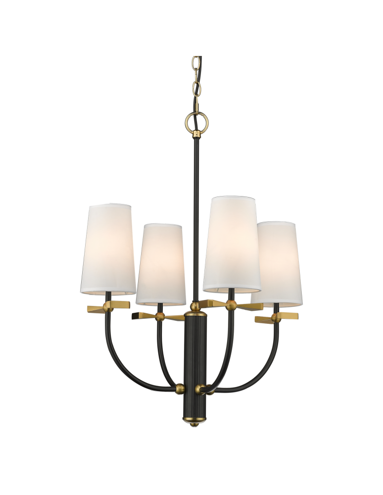 Modern chandeliers - CosmoLight BOW pendant lamp P04183BK Black Brass  - product kolory-swiatla.pl 1