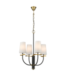 Modern chandeliers - CosmoLight BOW pendant lamp P04183BK Black Brass  - product 2