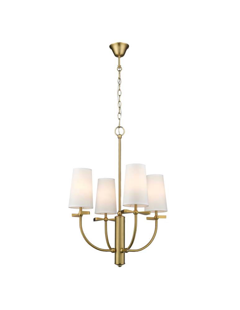Modern chandeliers - CosmoLight BOW pendant lamp P04190BR Brass  - product kolory-swiatla.pl 2