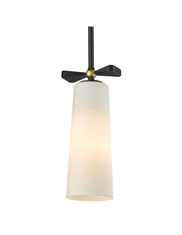 CosmoLight Lampa wisząca BOW P01121BK   Czarny   Mosiądz 