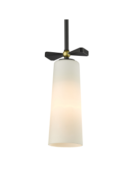 CosmoLight Lampa wisząca BOW P01121BK   Czarny   Mosiądz 