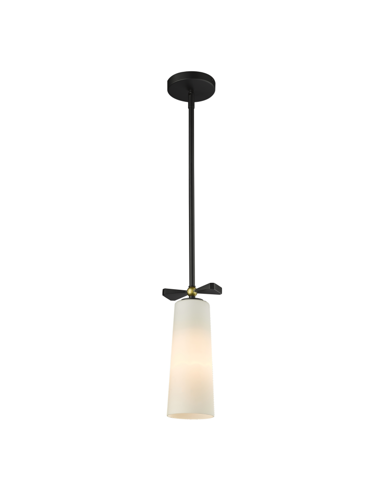 Pendant lamps - CosmoLight BOW pendant lamp P01121BK Black Brass  - product kolory-swiatla.pl 2