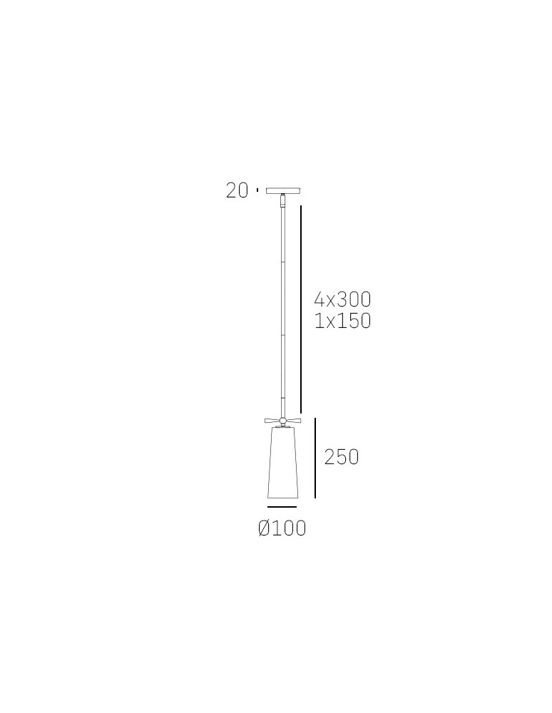 Pendant lamps - CosmoLight BOW pendant lamp P01121BK Black Brass  - product kolory-swiatla.pl 3