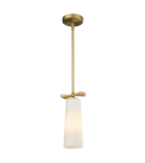 Brass-colored pendant lamps - CosmoLight BOW pendant lamp P01138BR Brass  - product 2