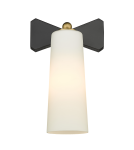 Wall lamps - CosmoLight Wall lamp BOW W01169BK Black Brass  - product 1