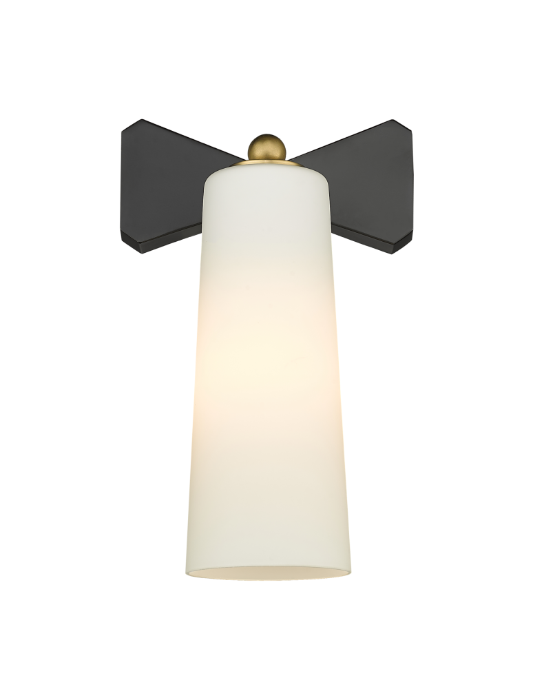 Wall lamps - CosmoLight Wall lamp BOW W01169BK Black Brass  - product kolory-swiatla.pl 1