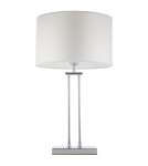 Table lamps with lampshade - CosmoLight ATHENS table lamp T01444CH-WH chrome - product 1
