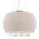 CosmoLight Lampa wisząca MALAGA P05519WH Biały Chrom 