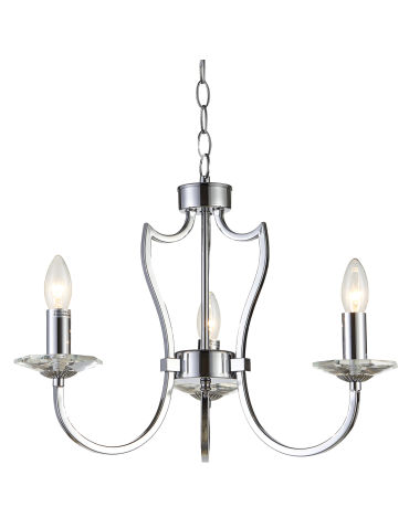 CosmoLight RIGA pendant lamp P03755CH Chrome 