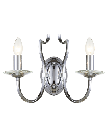 CosmoLight RIGA wall lamp W02779CH Chrome. 
