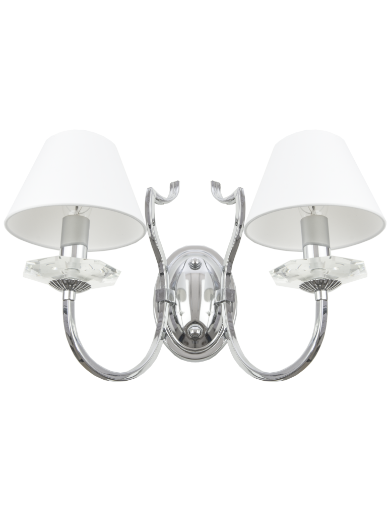 Wall lamps - CosmoLight RIGA wall lamp W02779CH Chrome.  - product kolory-swiatla.pl 2