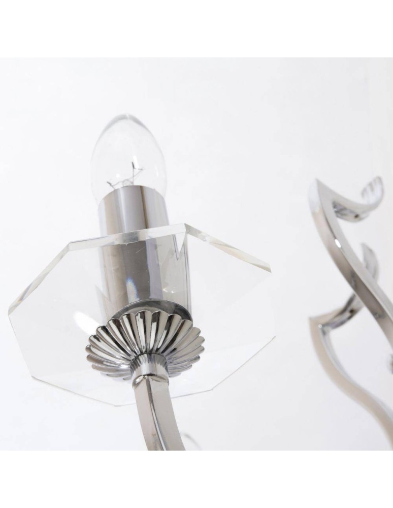 Wall lamps - CosmoLight RIGA wall lamp W02779CH Chrome.  - product kolory-swiatla.pl 4