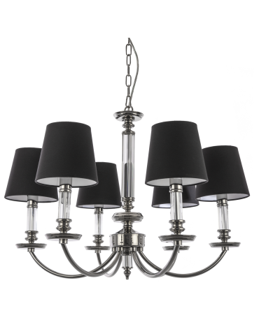 CosmoLight Lampa wisząca SIENA P06308NI-WH nikiel - produkt 2