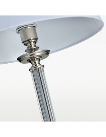 CosmoLight Lampa stojąca SIENA F01322NI-WH nikiel - produkt 2