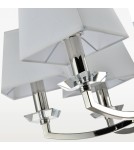 Modern chandeliers - CosmoLight DUBAI pendant lamp P06346NI-WH nickel - product 2