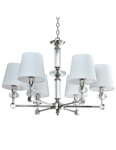 CosmoLight DOHA pendant lamp P06285NI-WH nickel