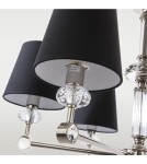 Chandeliers - CosmoLight DOHA pendant lamp P06285NI-WH nickel - product 4