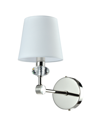 CosmoLight DOHA wall lamp W01292WH-NI nickel