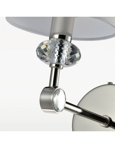 CosmoLight Kinkiet DOHA W01292WH-NI nikiel - produkt 2