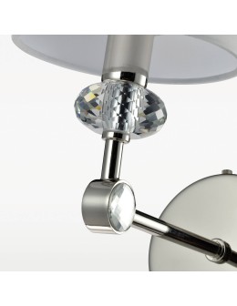 CosmoLight Kinkiet DOHA W01292WH-NI nikiel - produkt 2